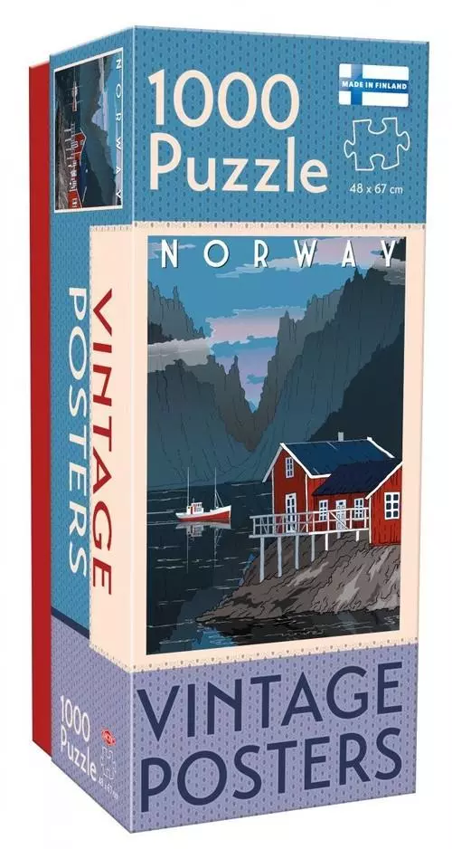 PUZZLE 1000 VINTAGE NORWEGIA