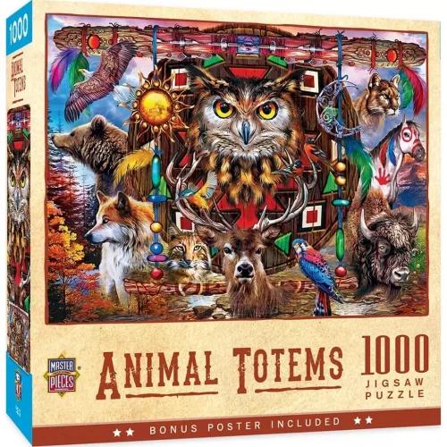 Puzzle 1000 elementów. Duch zwierząt