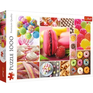 Puzzle 1000 elementów. Cukierki - kolaż