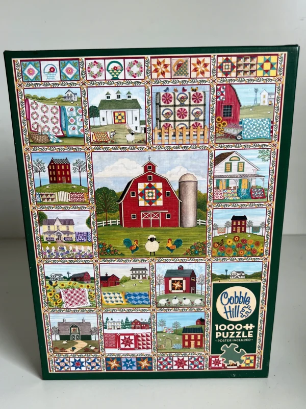 Cobble Hill Puzzle 1000 el. Haftowana pościel