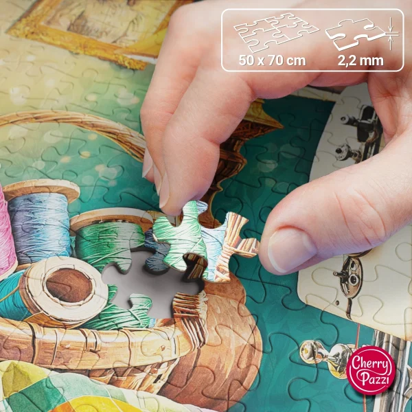 Puzzle 1000 elementów. Mój kącik do szycia 30875