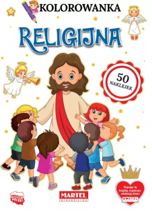 Kolorowanka z naklejkami. Religijna