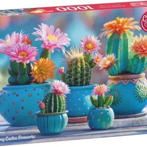 Puzzle 1000 elementów. Kwitnące kaktusy 30868