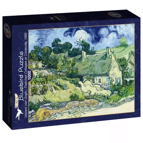 Puzzle 1000 elementów. Vincent Van Gogh. Stare chaty  w Cordeville, 1890