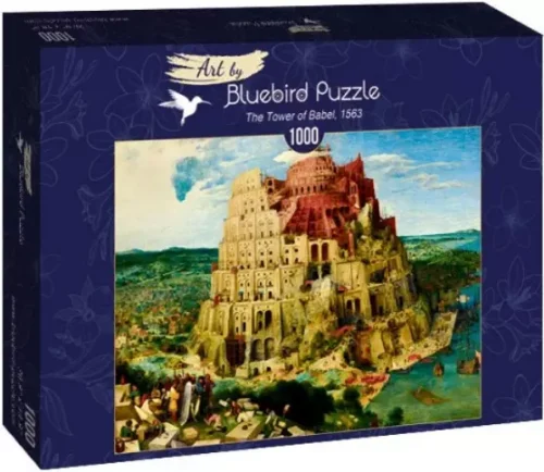 Puzzle 1000 elementów. Wieża Babel, Brueghel