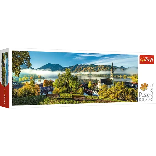 Puzzle 1000 elementów. Panorama. Nad jeziorem Schliersee