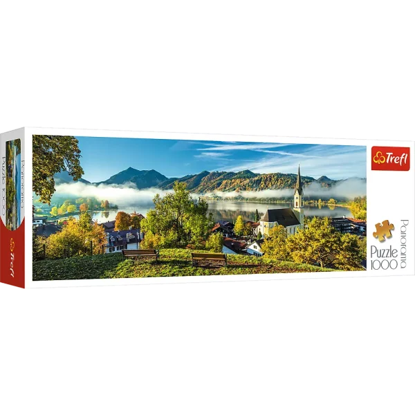 Puzzle 1000 elementów. Panorama. Nad jeziorem Schliersee