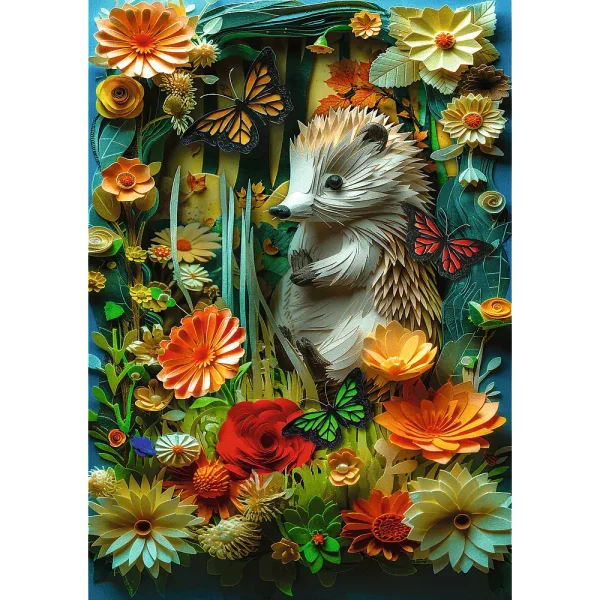 Puzzle 1000 elementów. Paper Art: Jeż