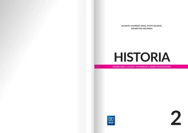 Historia. Podręcznik. Liceum i technikum. Zakres rozszerzony. Klasa 2