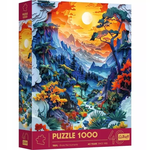 Puzzle 1000 elementów. Paper Art: Dolina