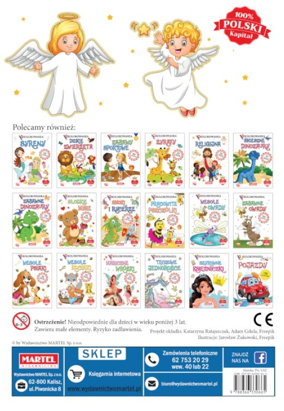Kolorowanka z naklejkami. Religijna