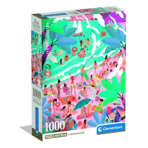 CLE puzzle 1000 Compact Sunday at the Beach 39938
