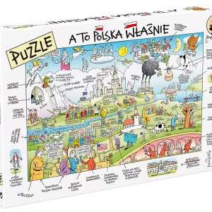 Puzzle 1000 elementów autorstwa Andrzeja Mleczki - A to Polska właśnie