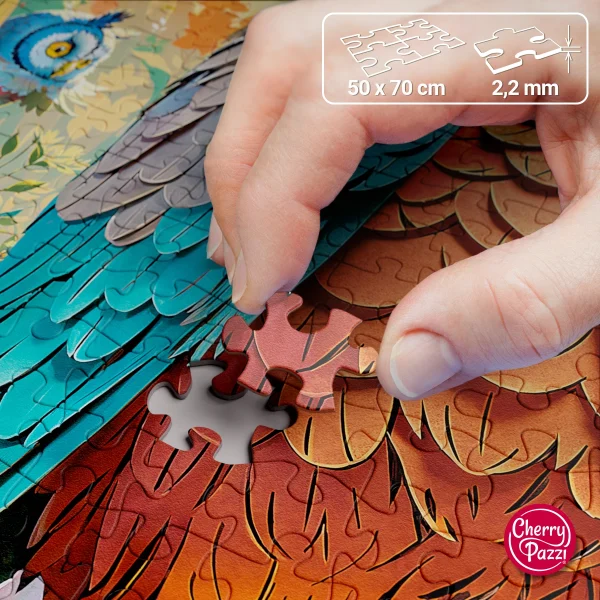 Puzzle 1000 elementów. Pikowana sowa 30776