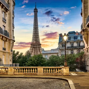 Puzzle 1000 elementów. Walk in Paris at Sunset