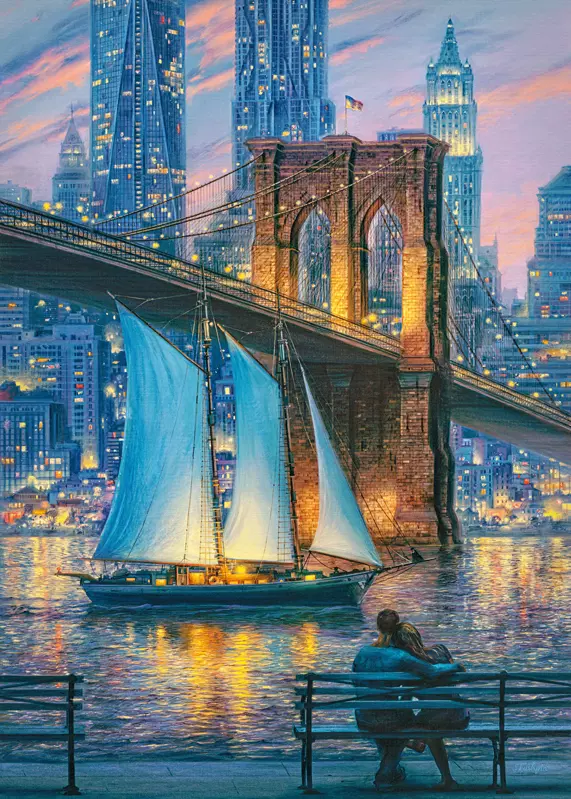 Puzzle 1000 elementów. Sen dwojga w Nowym Jorku 30288