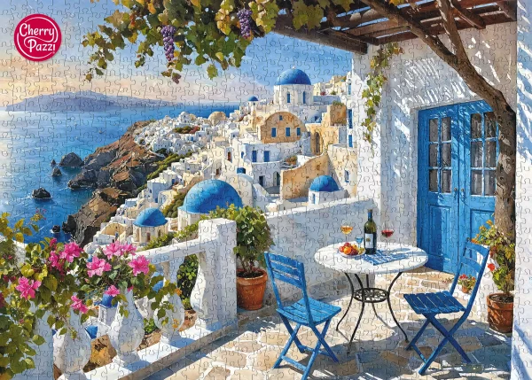 Puzzle 1000 elementów. Santorini Blues 30936