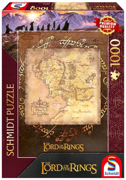 Puzzle Schmidt Spiele Władca Pierścieni 1000 elementów Schmidt Spiele - Puzzle PQ Puzzle 1000 el. Wł