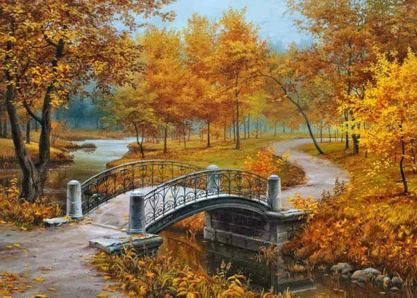 Puzzle 1000 elementów. Jesień w parku 30240