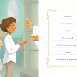 Jezus przychodzi do Ciebie. Książka na Pierwszą Komunię Świętą