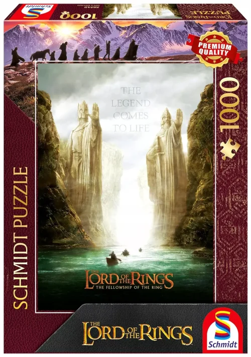 Puzzle Schmidt Spiele Władca Pierścieni 1000 elementów Schmidt Spiele - Puzzle PQ Puzzle 1000 el. Wł