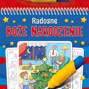 Radosne Boże Narodzenie. Malowanka z pisakiem wodnym. Wydanie II