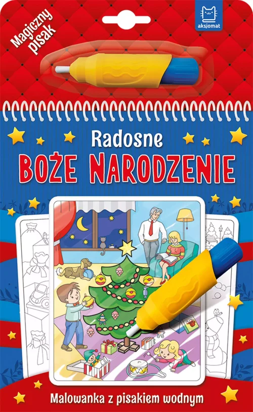 Radosne Boże Narodzenie. Malowanka z pisakiem wodnym. Wydanie II