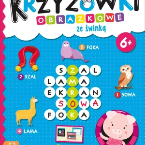 Krzyżówki obrazkowe ze świnką 6+