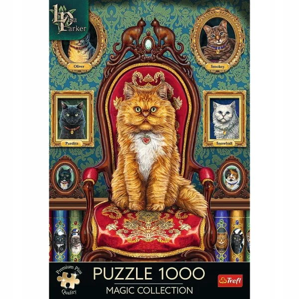 Puzzle 1000 elementów. Premium Plus. Magic Collection. Kotomania