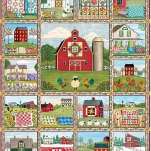 Cobble Hill Puzzle 1000 el. Haftowana pościel