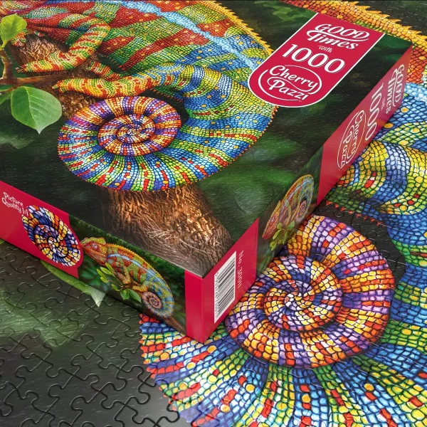 Puzzle 1000 elementów. Kameleon 30011