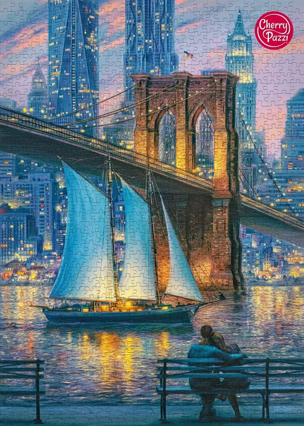 Puzzle 1000 elementów. Sen dwojga w Nowym Jorku 30288