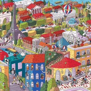 Puzzle 1000 elementów. Eye-Spy. Niezwykłe miasta. Paryż, Francja