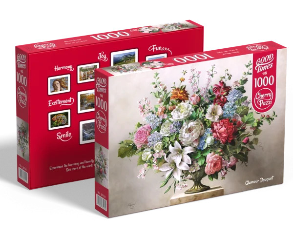 Puzzle 1000 elementów. Bukiet glamour 30134