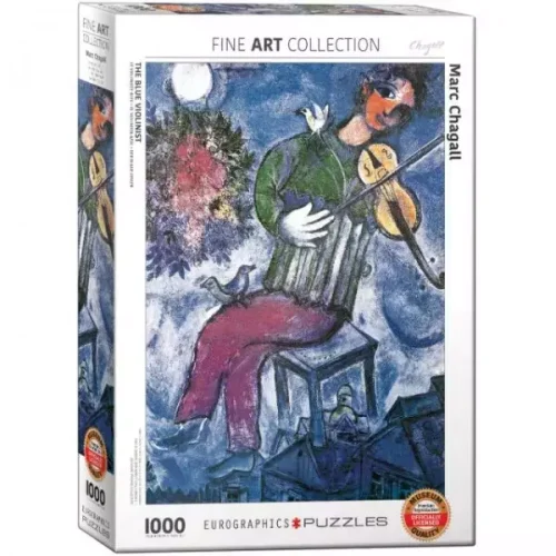 Puzzle 1000 elementów. Niebieski skrzypek, Marc Chagall