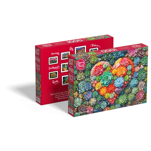 Puzzle 1000 elementów.  Kształt miłości 30981