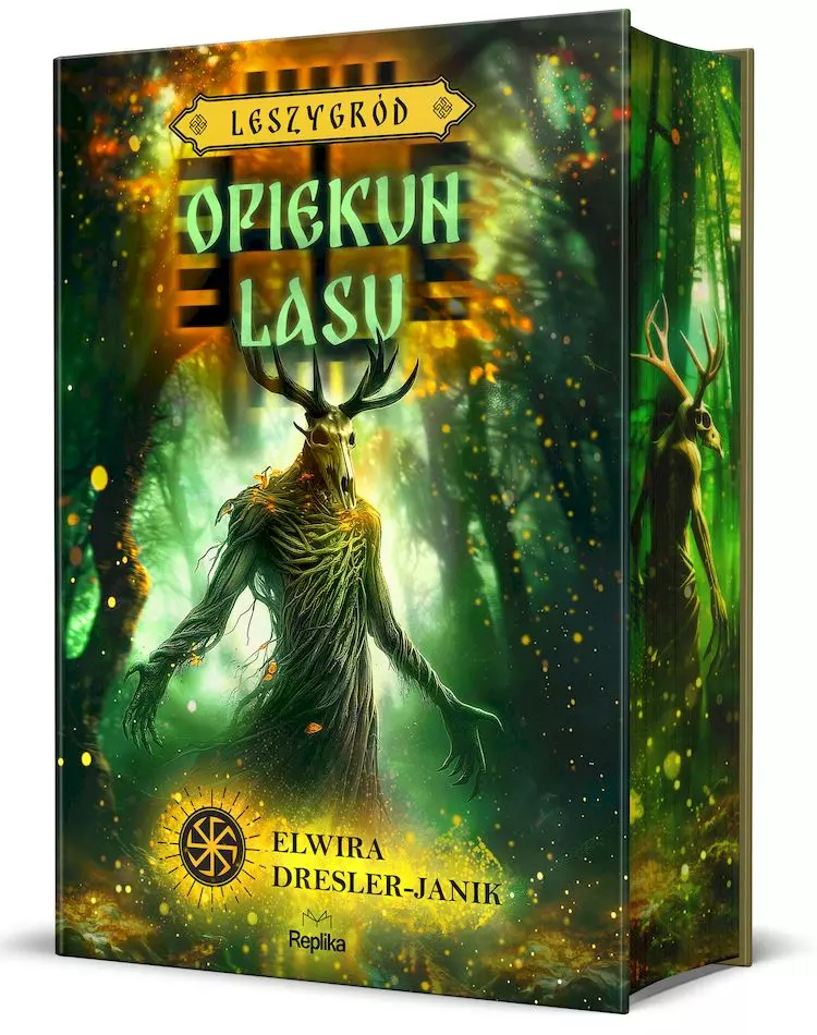Leszygród | Opiekun lasu | Tom 3 | Słowiańska fantasy o topielicy, leszym i przeznaczeniu | Barwione brzegi
