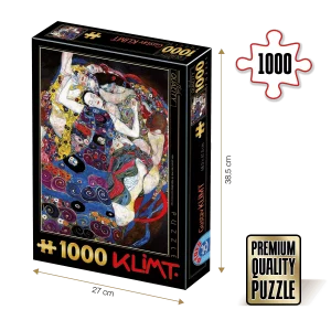 Puzzle 1000 elementów. Młode dziewice - Gustav Klimt