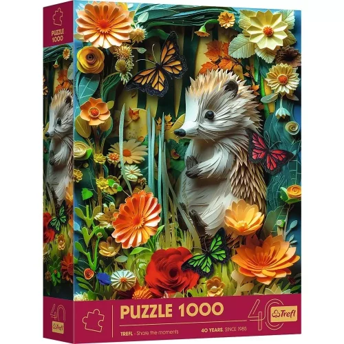 Puzzle 1000 elementów. Paper Art: Jeż