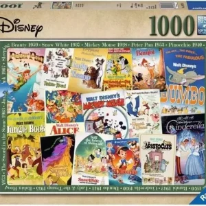 Puzzle 1000 Filmowe Plakaty Disneya