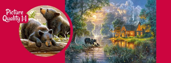 Puzzle 1000 elementów. Zatoka świetlików 30318