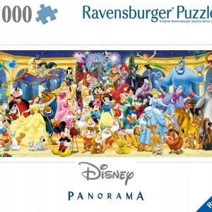 Puzzle 1000 elementów. Panorama. Postacie Disney