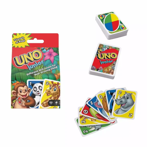 Mattel. GKF04 Uno Junior. Gra karciana