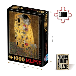 Puzzle 1000 elementów. Pocałunek, Gustav Klimt