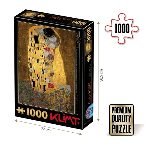 Puzzle 1000 elementów. Pocałunek, Gustav Klimt