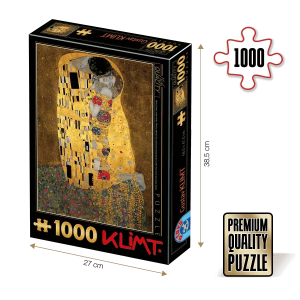 Puzzle 1000 elementów. Pocałunek, Gustav Klimt