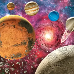 Puzzle 1000 elementów. Przestrzeń nad horyzontem księżycowym 30646