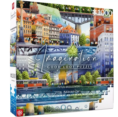 Puzzle 1000 Tytus Brzozowski Warszawskie mosty