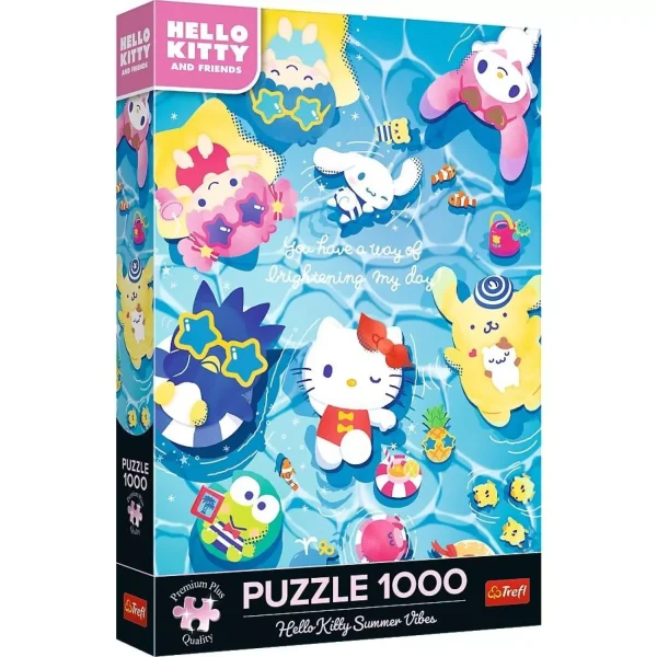 Puzzle 1000el Premium Hello Kitty Relaks Trefl 12067 Tr