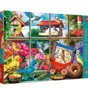 Puzzle 1000 elementów. Premium Plus. Tea Time. Świat ptaków